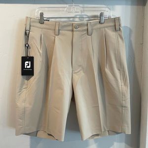 NWT FootJoy Khaki Golf Shorts — Men’s 34